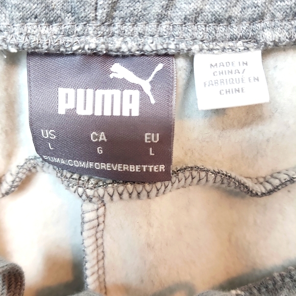 PUMA, SWEATPANTS GREY COLOR, LARGE SIZE - Picture 6 of 12